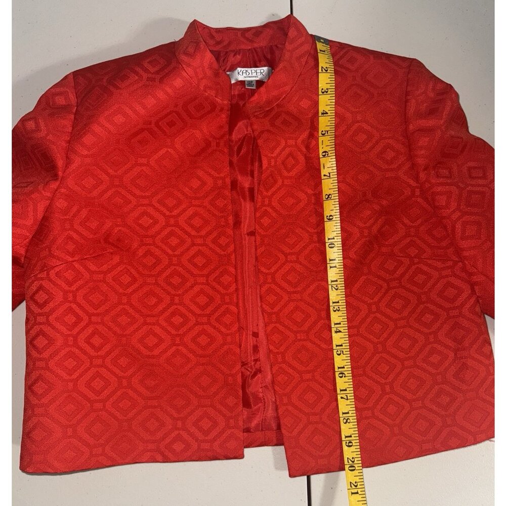 Kasper Separates Women 12P Blazer Office Wear Career Business Corporate Cropped - Picture 7 of 8